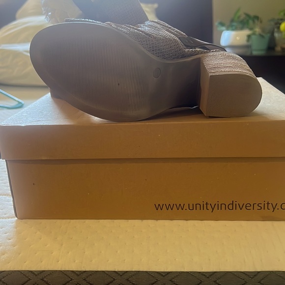 Unity in Diversity Fritia Peep toe slingback in Bronze - Picture 4 of 5